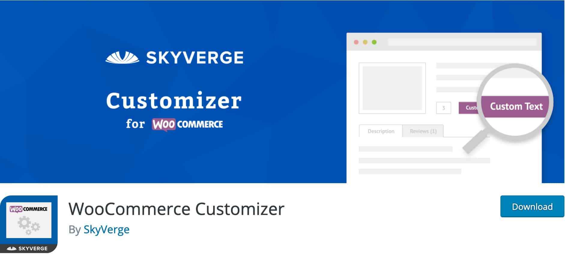 WooCommerce Customizer, Plugin Gratuit Woocommerce WordPress