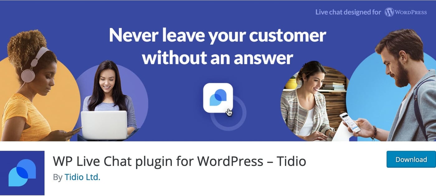 Tidio Live Chat, Plugin Gratuit Woocommerce WordPress