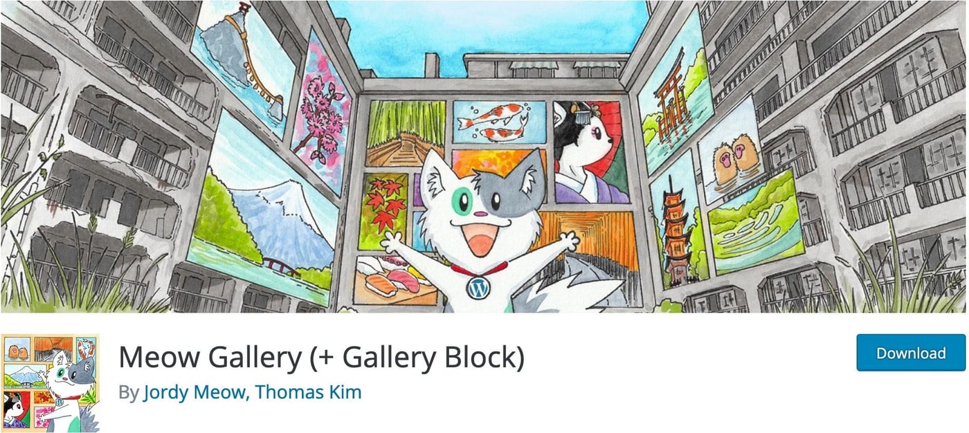 Plugin Meow Galerie Photo WordPress 2