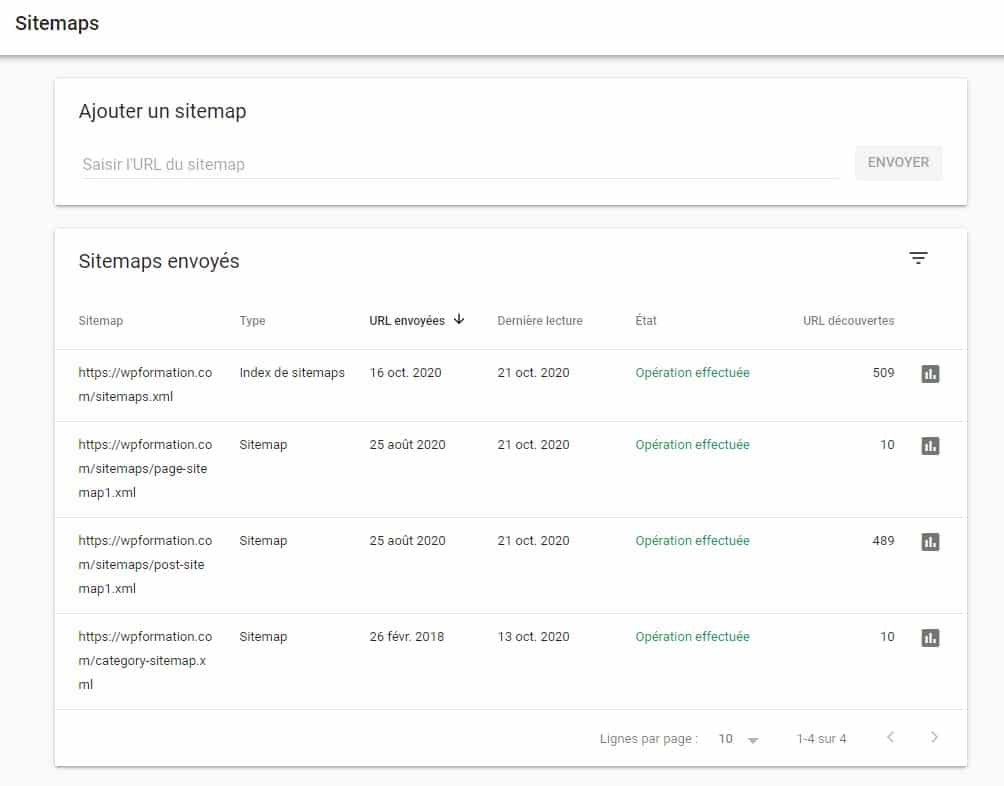 Sitemap Google Search Console