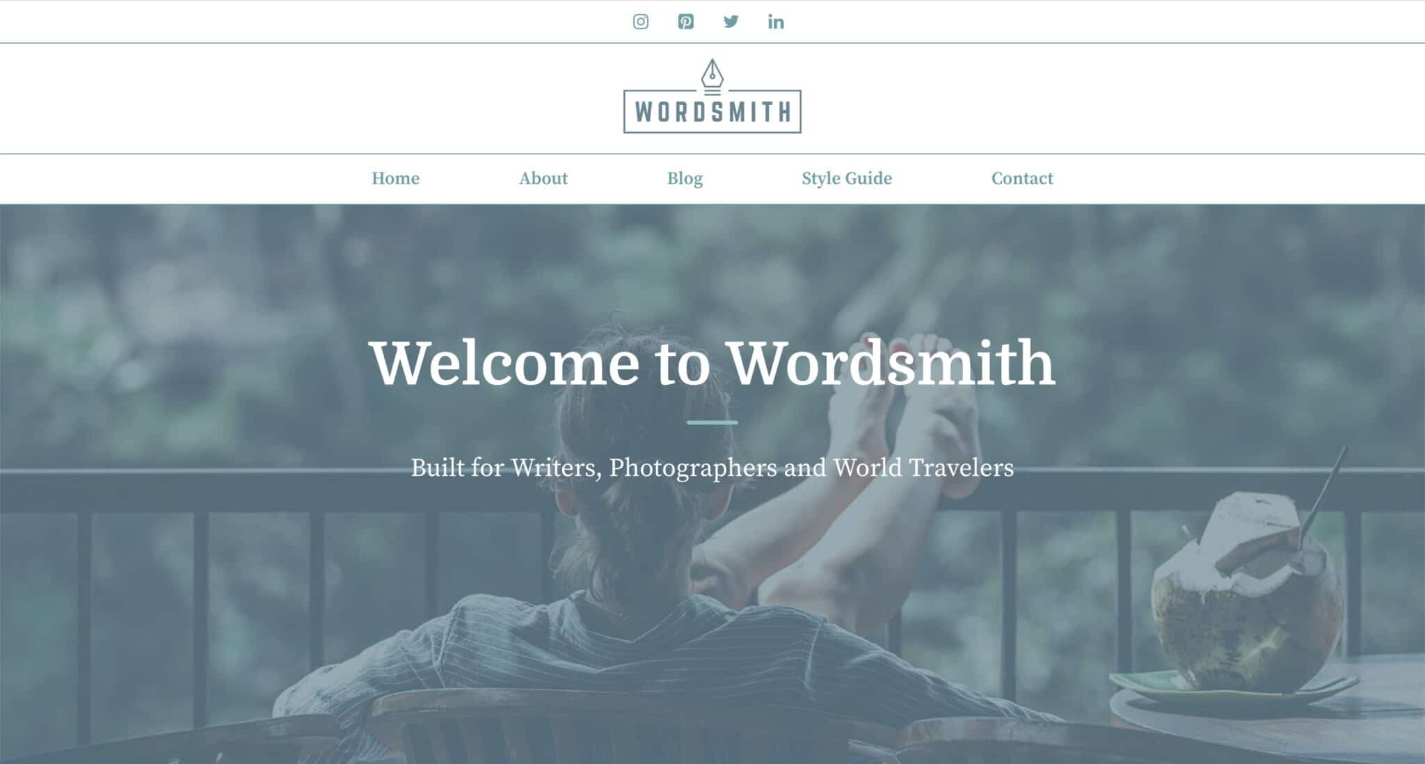 Theme WordPress Blog Voyage 1