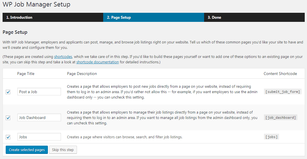 Wp Job Manager Setup Wizard