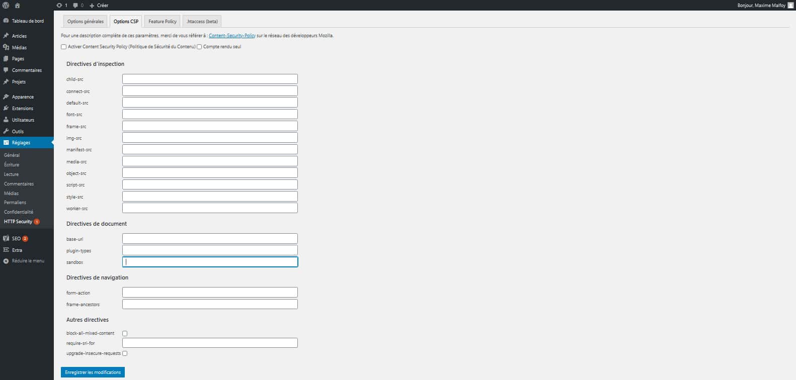 HTTP headers to improve web site security : tout pour gérer la Content Security Policy