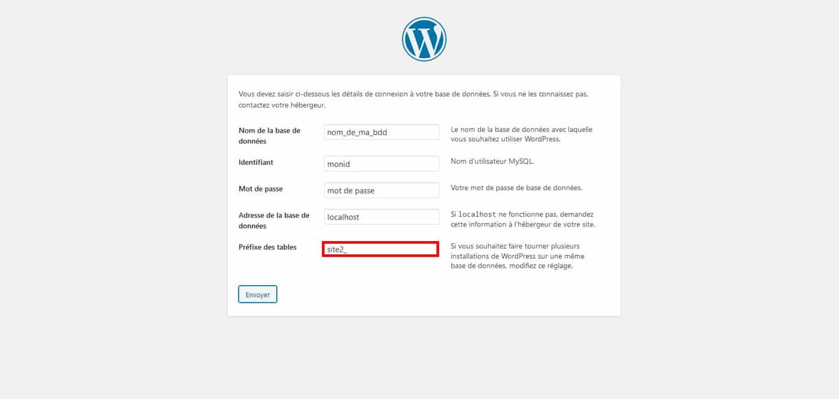 2e installation WordPress pour partage utilisateurs 2e installation WordPress pour partage utilisateurs