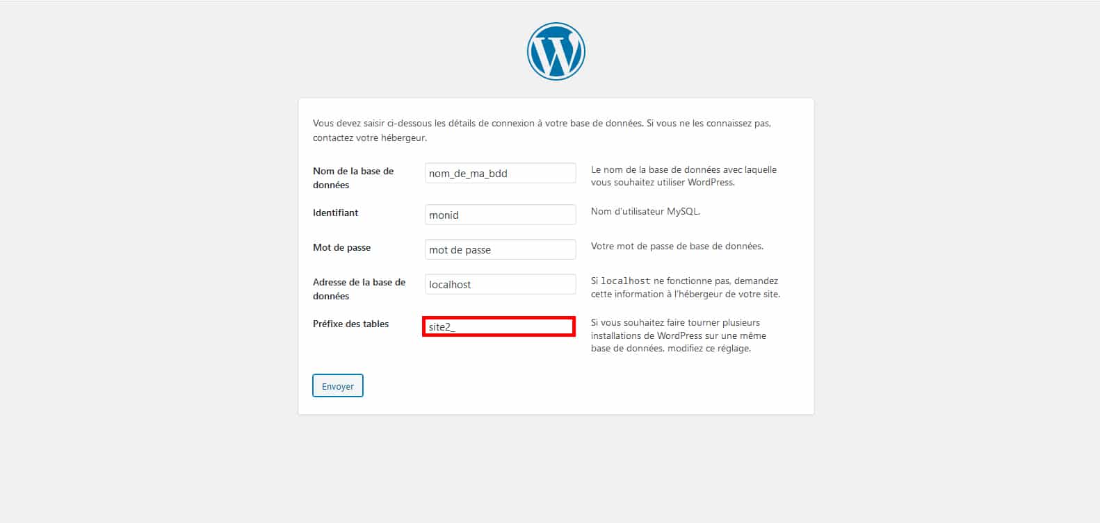 2e installation WordPress pour partage utilisateurs 2e installation WordPress pour partage utilisateurs