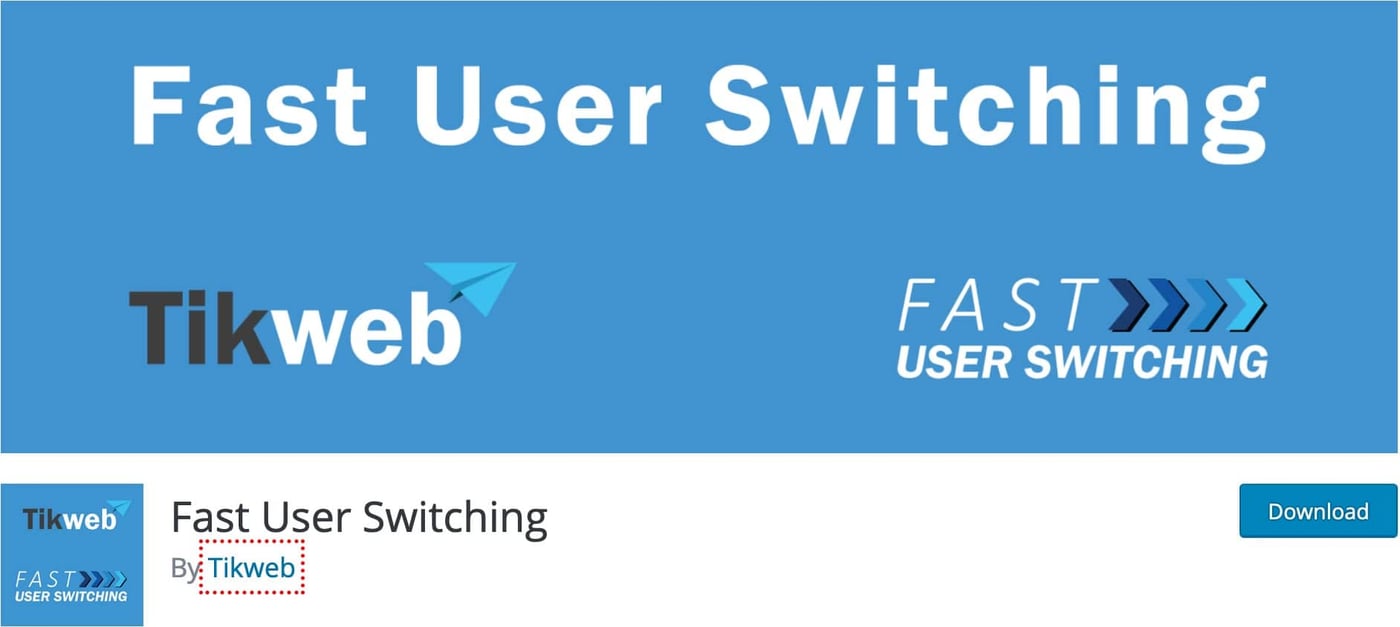 Plugin Se Connecter En Tant Que User Switching WordPress 3