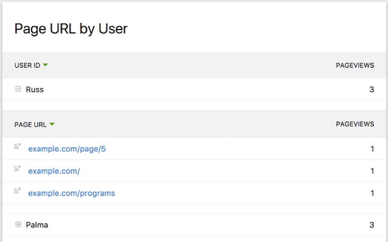 matomo rapport personnalisé