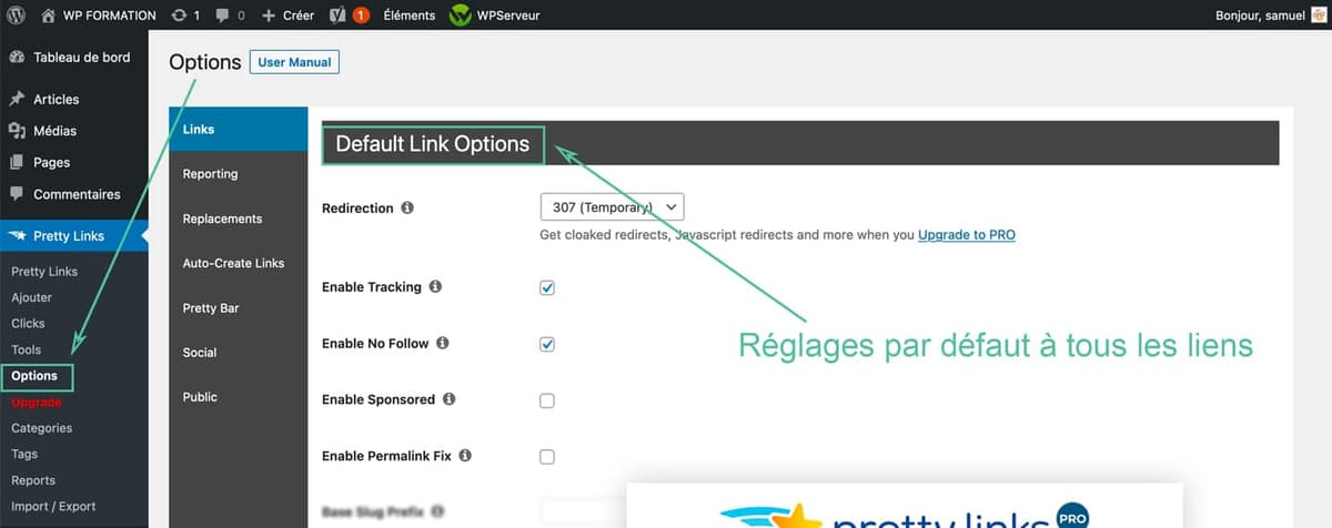 pretty links plugin wordpress 12