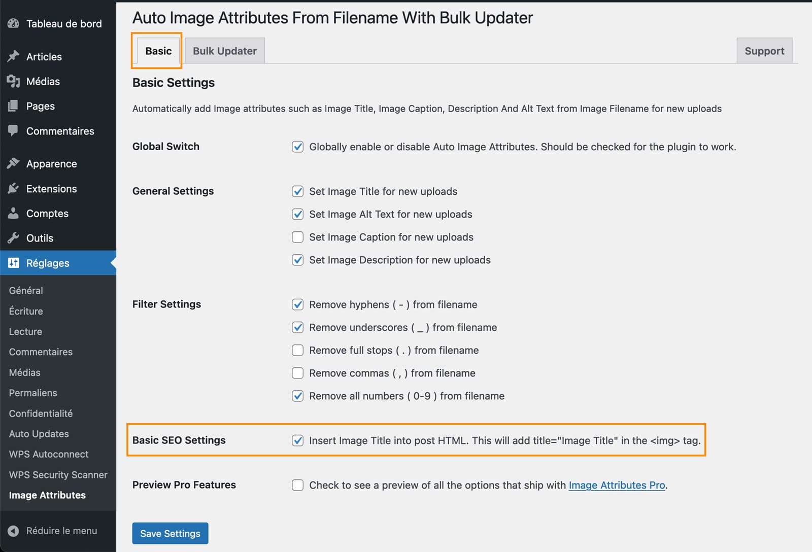 renommer images automatique plugin wordpress 27