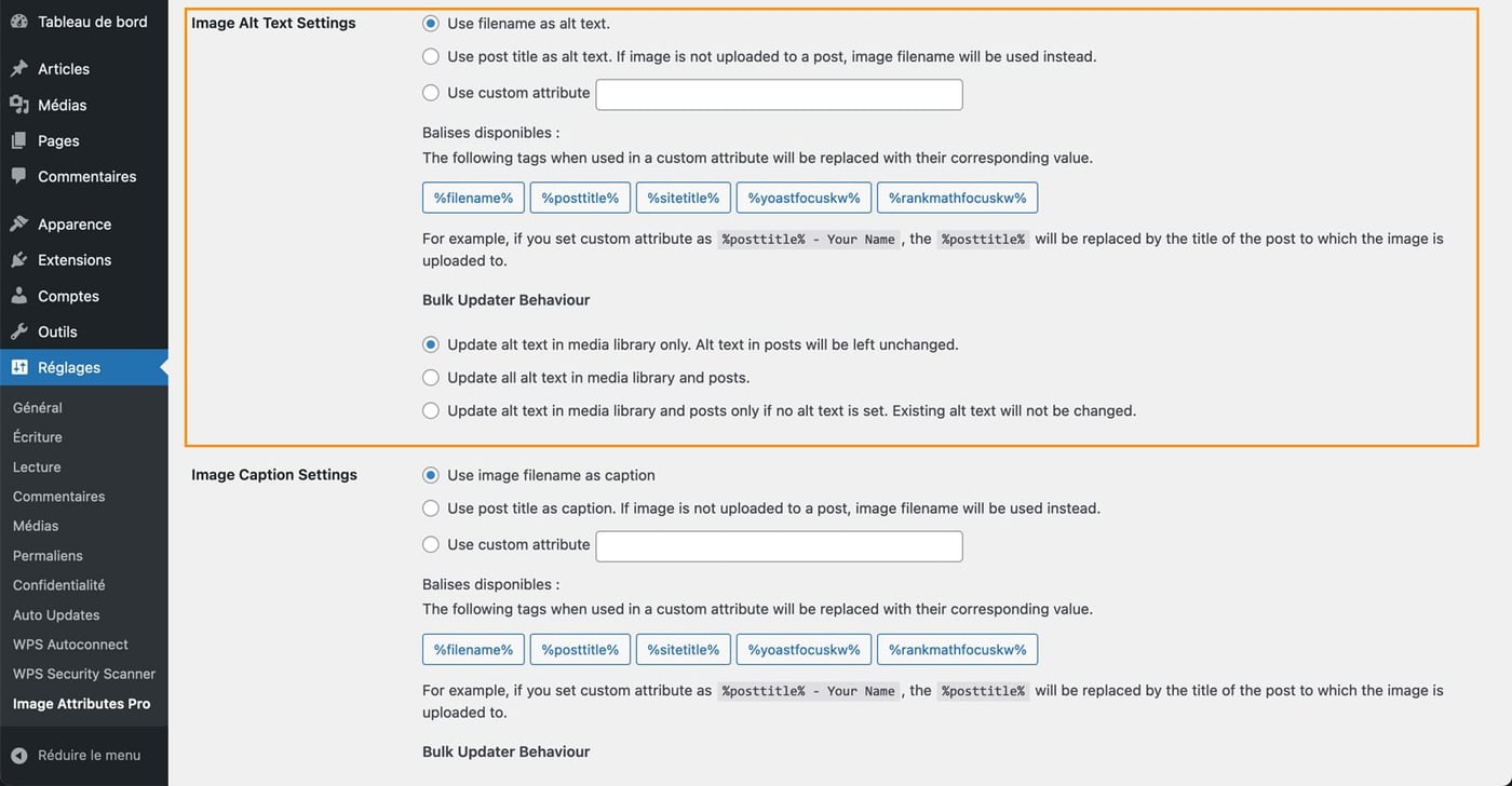 renommer images automatique plugin wordpress 50