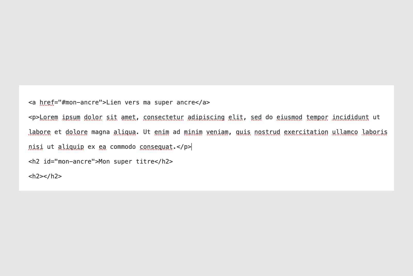 Tutoriel pour créer une ancre en HTML sous WordPress