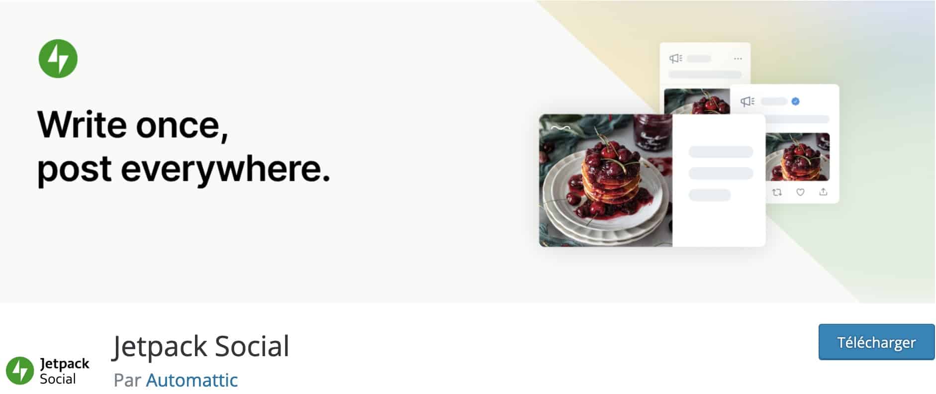 Nouveaux plugins Jetpack