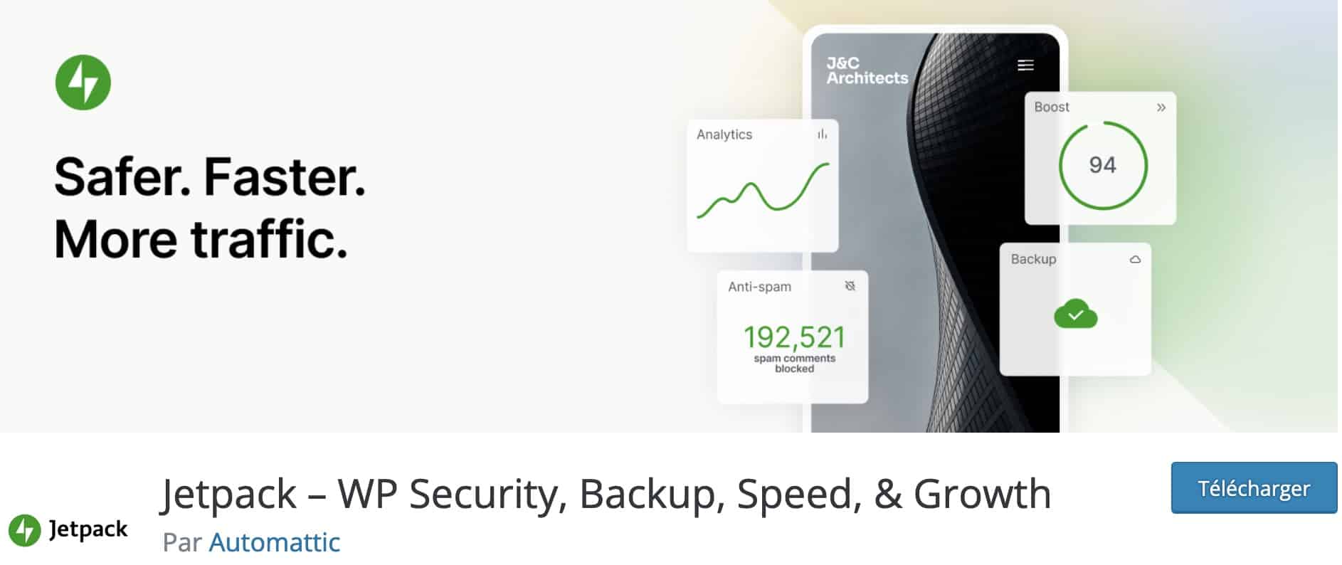 Plugin Jetpack, nouveautés WordPress
