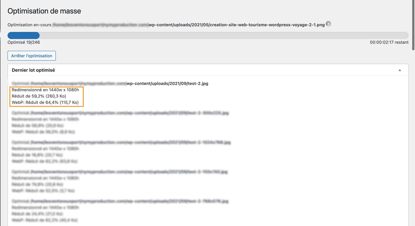 Tutoriel pour utiliser le plugin EWWW imagine optimizer pour WordPress
