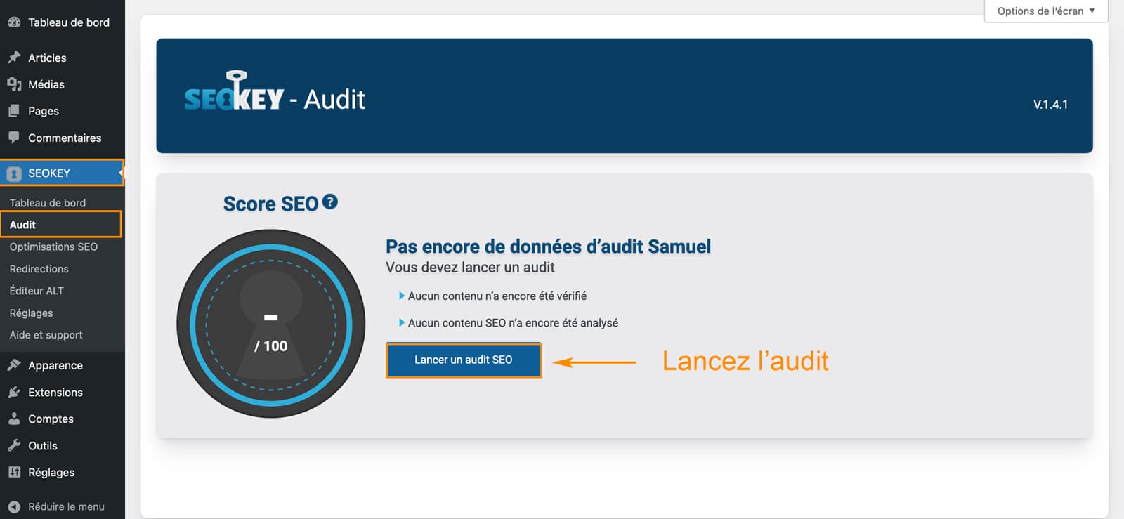 Tutoriel pour utiliser le plugin Seo Key pour le référencement WordPress