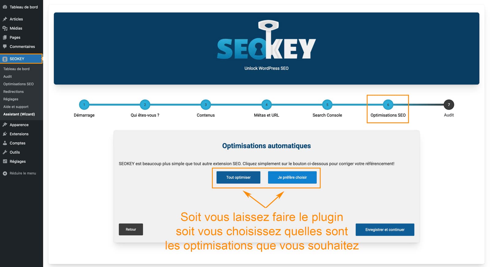 Tutoriel pour utiliser le plugin Seo Key pour le référencement WordPress