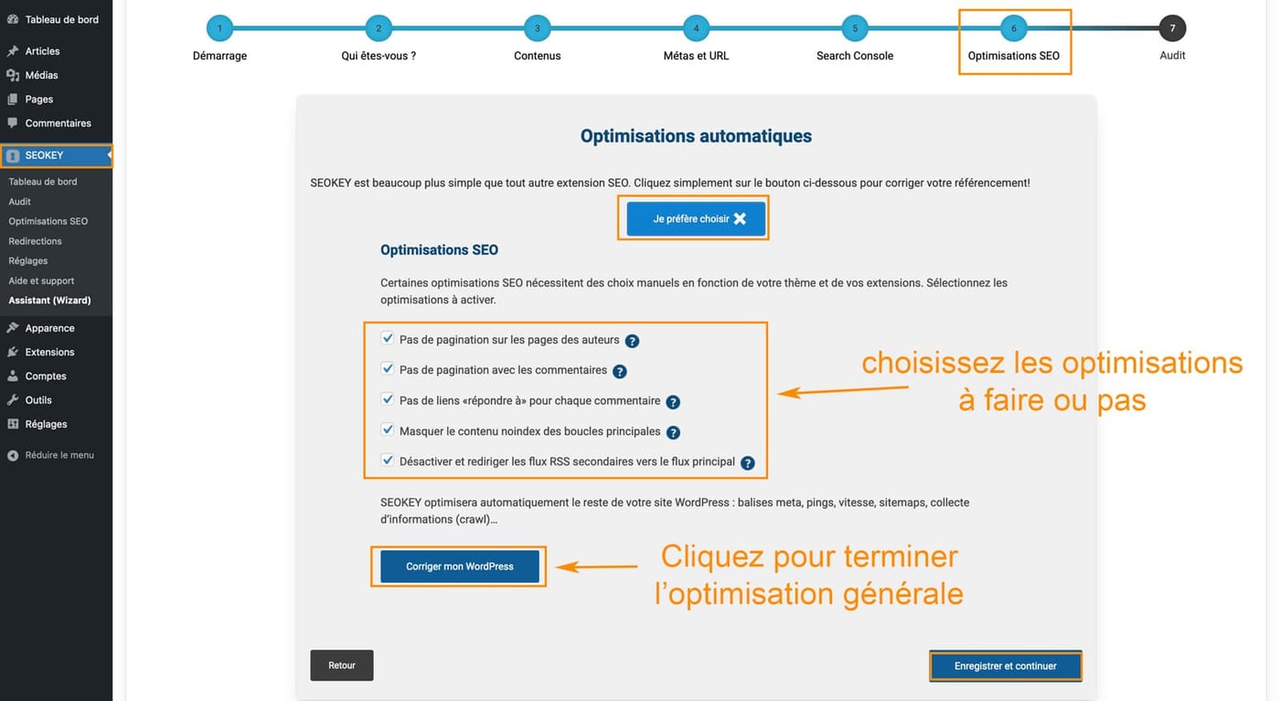 Tutoriel pour utiliser le plugin SEOKEY pour le référencement WordPress