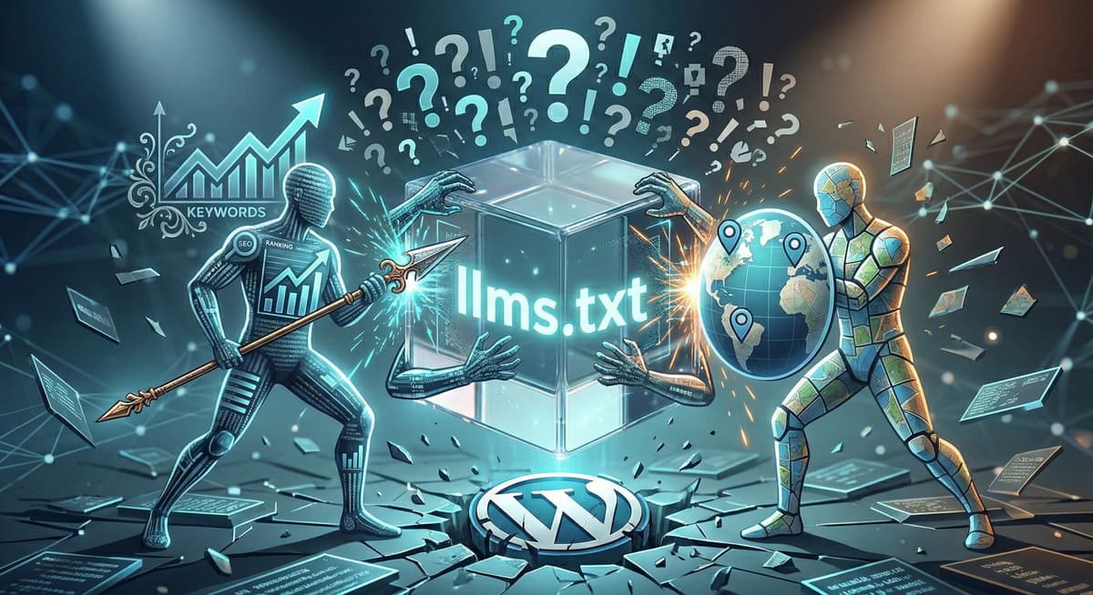 geo vs seo vs llms-txt WordPress