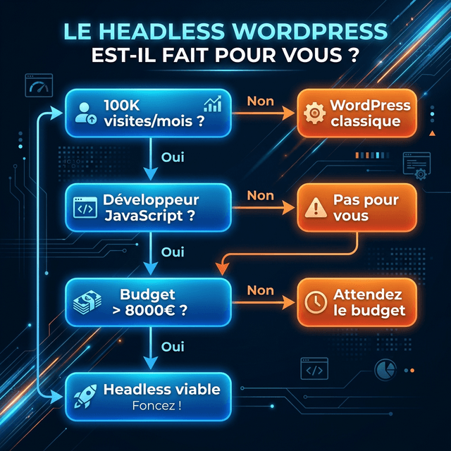 Arbre de décision : le headless WordPress est-il fait pour vous ?