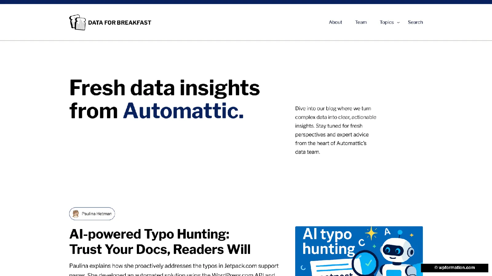 Capture anonyme du test à l'aveugle, site numéro 4