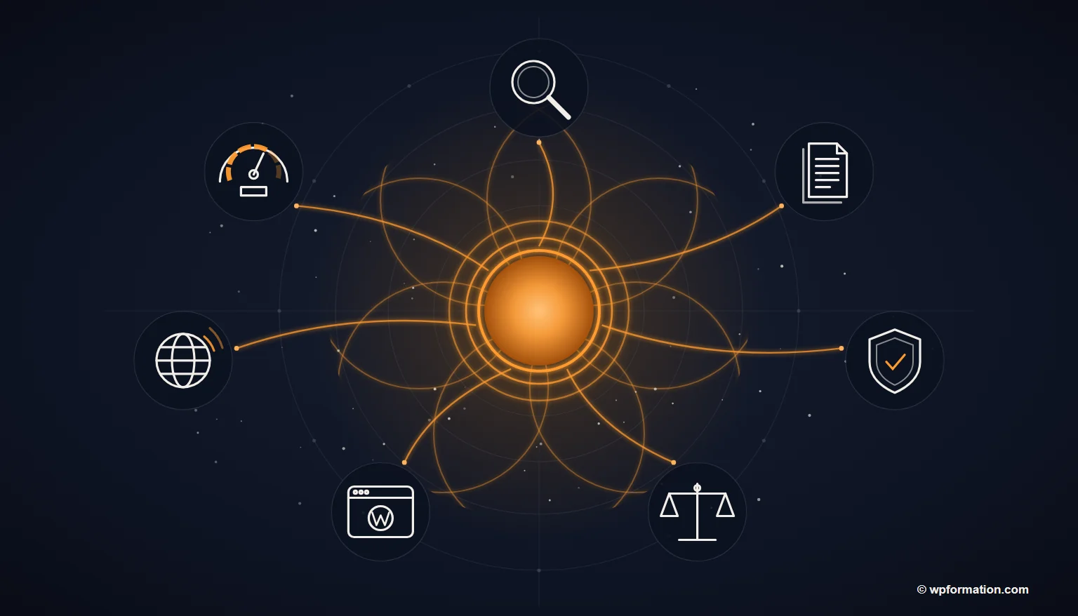 Les sept outils du MCP WPFormation : articles, sécurité et comparaison de plugins, détection WordPress, domaine et audit IA