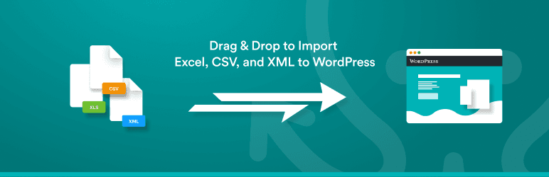 WP All Import - plugin WordPress pour importer des fichiers CSV et XML avec interface glisser-déposer