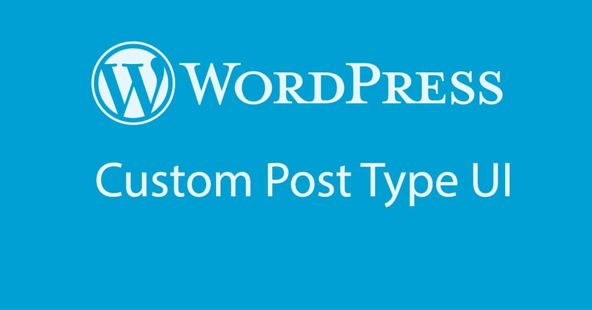 wordpress-CPT-UI