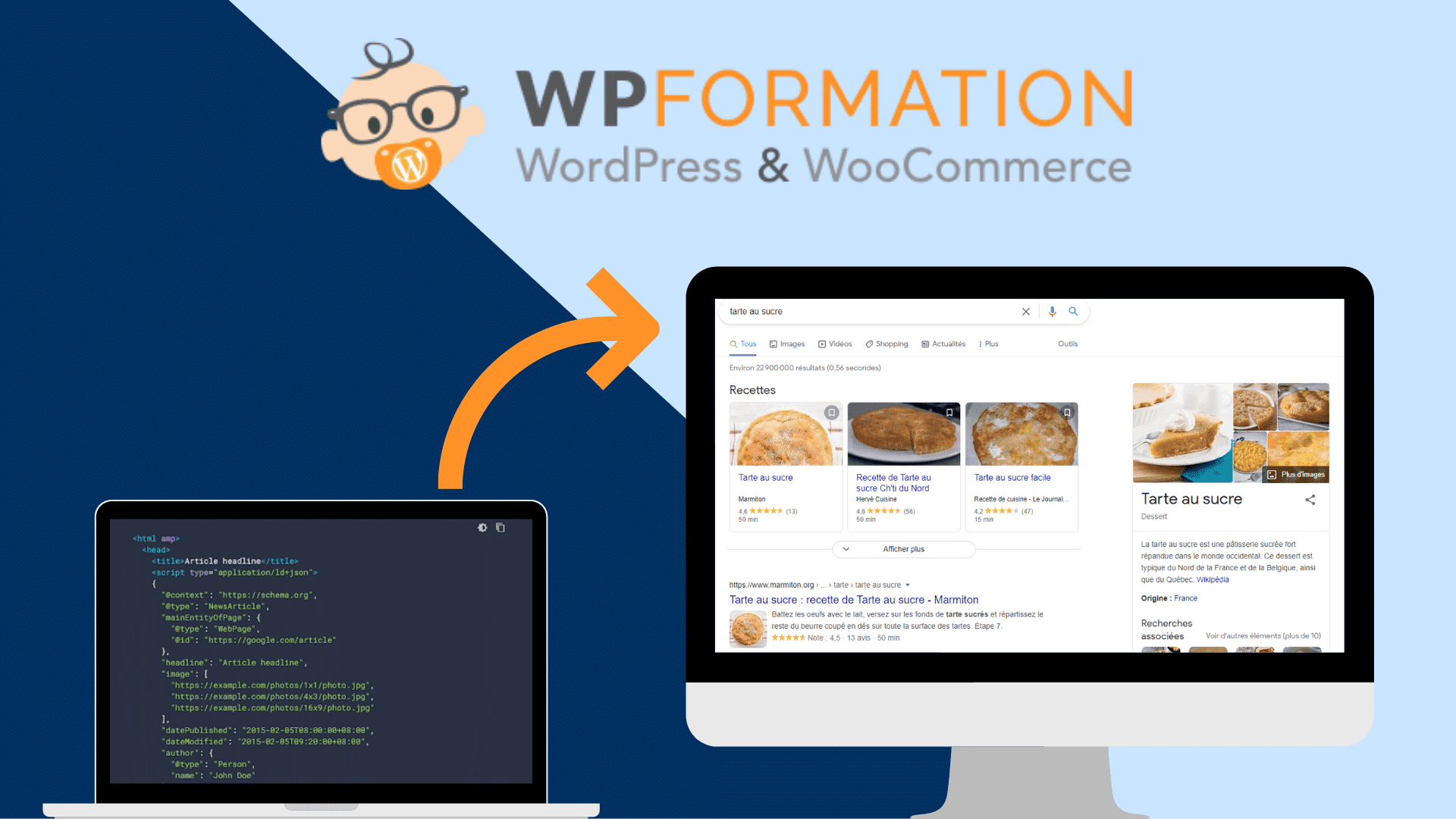 donnees structurees resultats enrichis wordpress