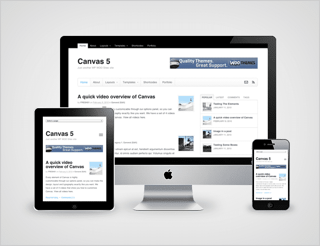 canvas5 Framework WordPress
