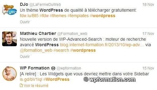 Veille WordPress sur Twitter en 2013 avec hashtags et listes