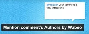 Mention comment's Authors by Wabeo