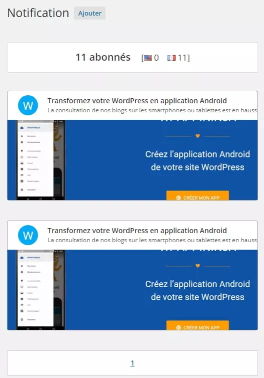 screen10 | Transformez votre WordPress en application pour Mobile
