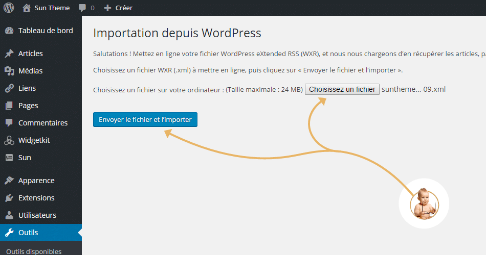 migration wordpress.com exporter