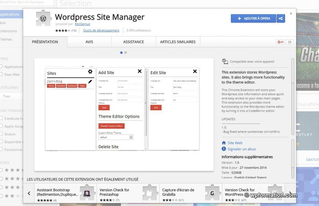 wordpress site manager