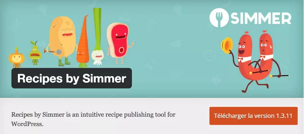Recipes by Simmer - plugin WordPress