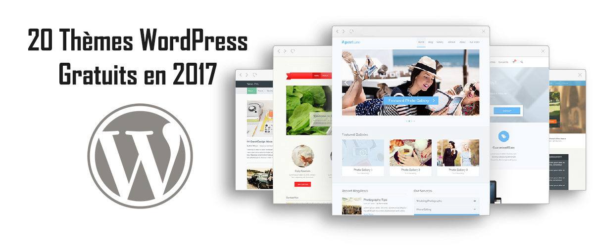 20 thèmes WordPress Gratuits en 2017