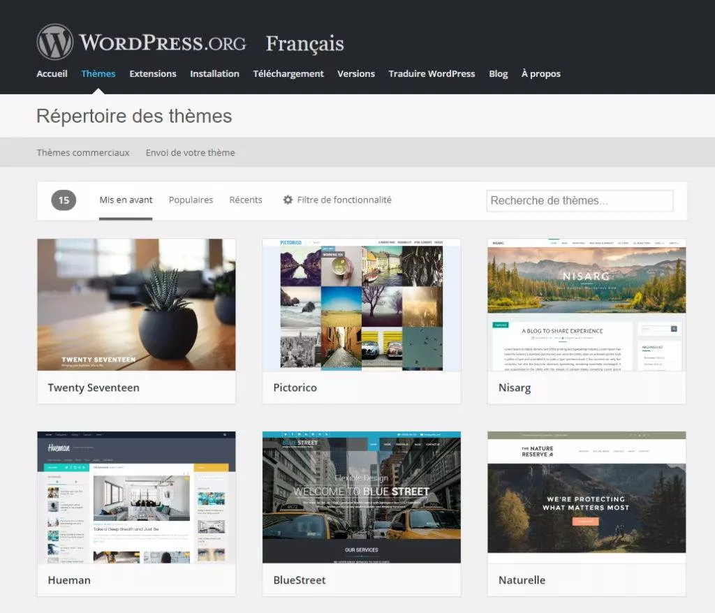 installer theme wordpress 1 Comment installer un thème WordPress gratuit ou premium ?