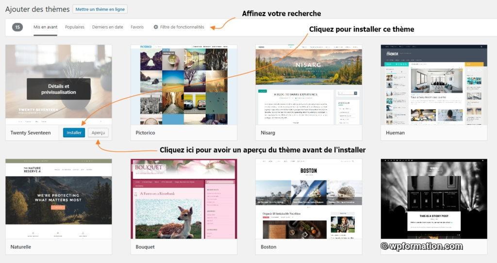 installer theme wordpress 4 Comment installer un thème WordPress gratuit ou premium ?
