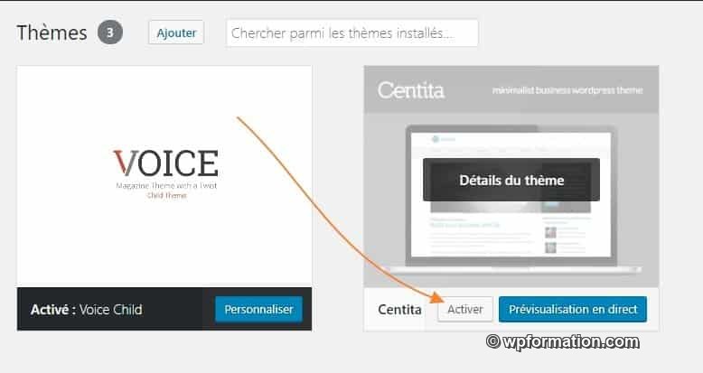 installer theme wordpress 8 Comment installer un thème WordPress gratuit ou premium ?