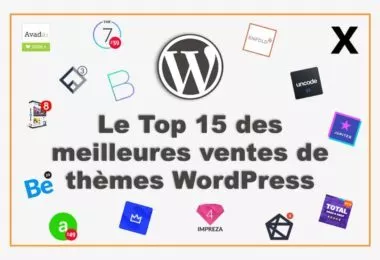 Les meilleures ventes de thèmes premiums WordPress sur Themforest
