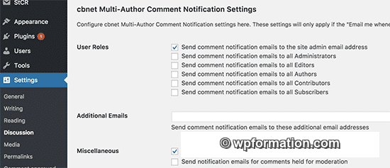 Mails notifications commentaires - multiauthor comment notifications
