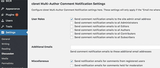 Mails notifications commentaires - multiauthor comment notifications