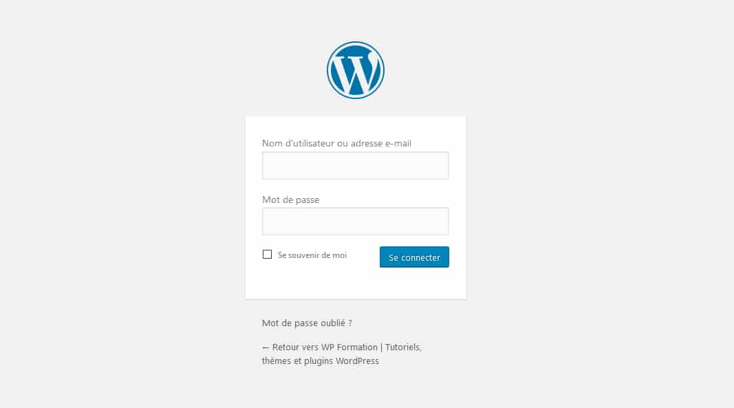 Comment utiliser et customiser la page  de  connexion  