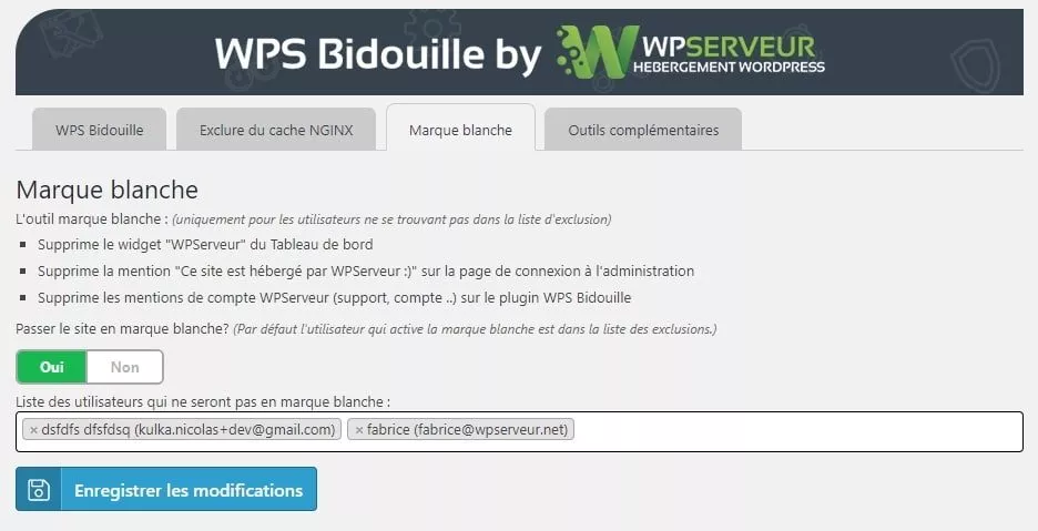 marque blanche WPS Bidouille