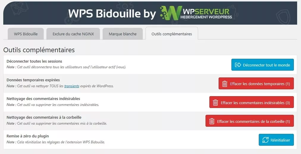 outils WPS Bidouille
