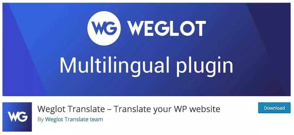 Weglot - plugin WordPress made in France