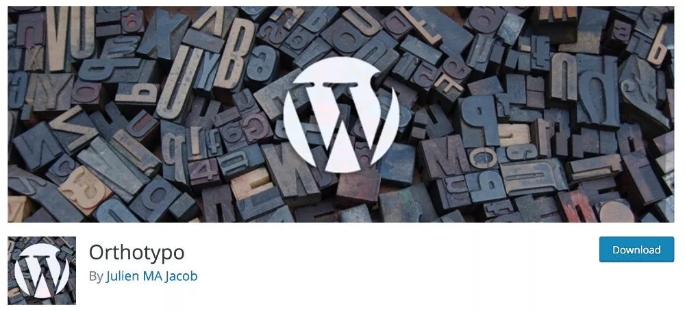 plugin WordPress Made in France : Orthotypo
