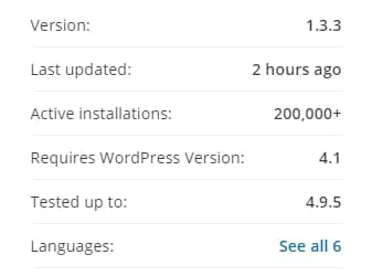 update plugin WordPress