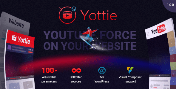 Meilleurs plugins wordpress youtube - Yottie