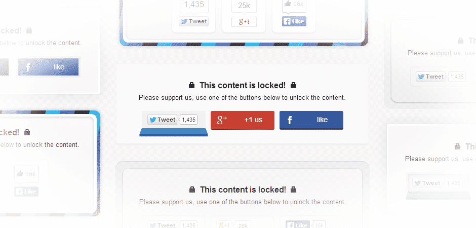 meilleurs plugins reseaux sociaux wordpress - Social locker